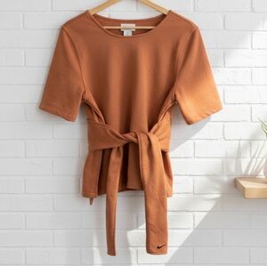 Nike Dri Fit Sweater Wrap Top